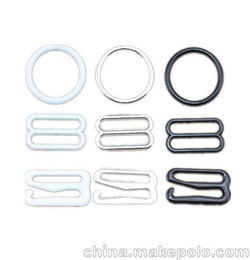 廠家直銷089尼龍包膠扣合金內衣調節扣 文胸肩帶金屬環扣配件