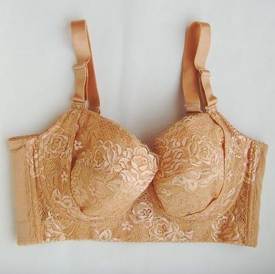 五排扣聚攏調整型文胸 薄款正品收副乳內衣70f 75e 80e 90e 90d