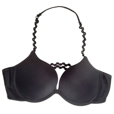 前扣文胸聚攏掛脖無痕文胸套裝情趣少女小胸夏季薄款美背性感內衣