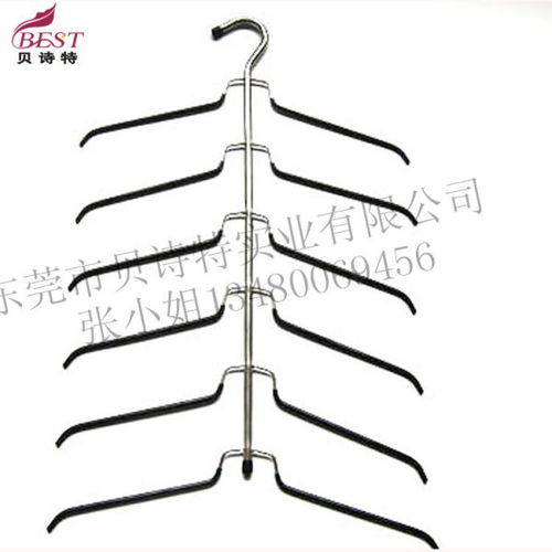 高檔多層金屬褲架 帶夾褲架 組裝褲架 服裝店展示褲架