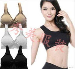 廠家直銷 供應外貿出口無縫運動背心 女無鋼圈睡眠文胸 瑜伽背心價格 廠家 圖片