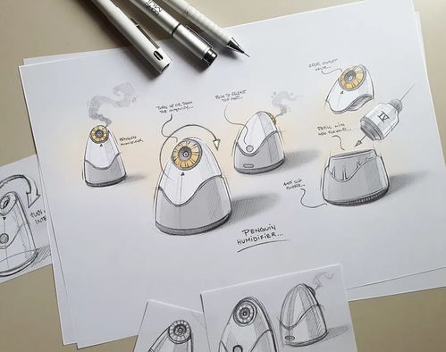 細節 設計師的產品手繪效果圖